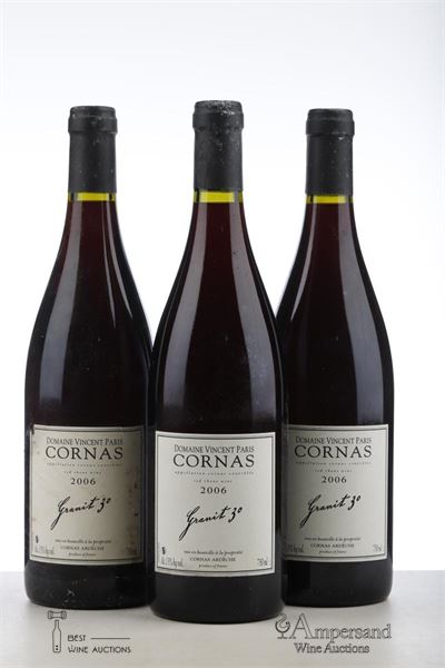 CORNAS GRANIT 30 2006 - Vincent Paris - 3 Bottles