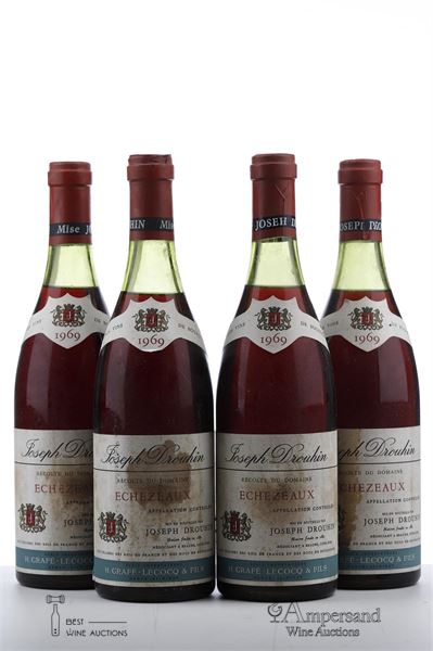 ECHEZEAUX 1969 - Joseph Drouhin - 4 Bottles