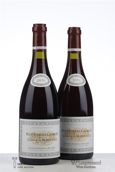 NUITS ST GEORGES CLOS DE LA MARECHALE 2010 - Jacques Frederic Mugnier - 2 Bottles