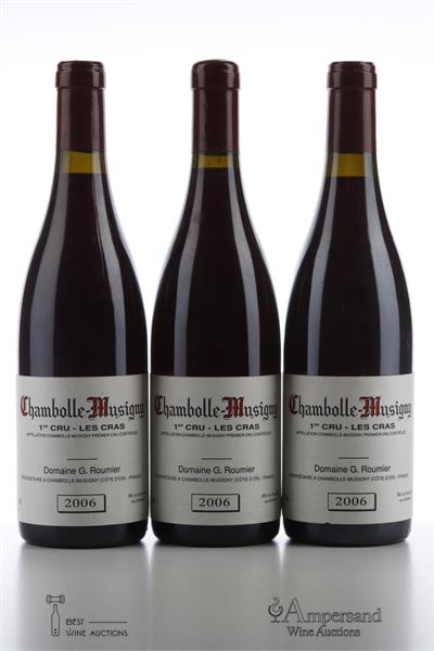 CHAMBOLLE MUSIGNY LES CRAS 2006 - Georges Roumier - 3 Bottles