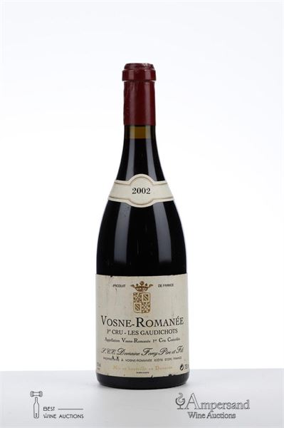VOSNE ROMANEE LES GAUDICHOTS 2002 - Forey - 1 Bottle