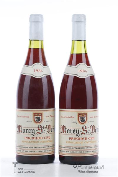 MOREY ST DENIS 1986 - Domaine des Lambrays - 2 Bottles