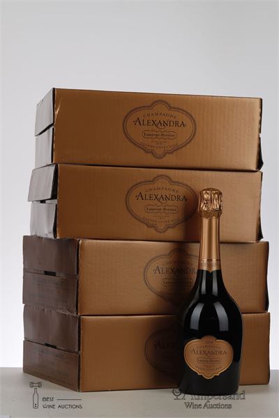 LAURENT PERRIER GRANDE CUVEE ALEXANDRA ROSE 2004 - Laurent Perrier - 12 Bottles - Oc 3