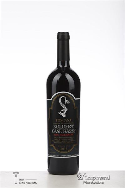 100% SANGIOVESE CASE BASSE 2016 - Soldera - 1 Bottle