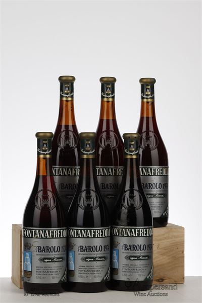 BAROLO VIGNA BIANCA 1974 - Fontanafredda - 6 Bottles