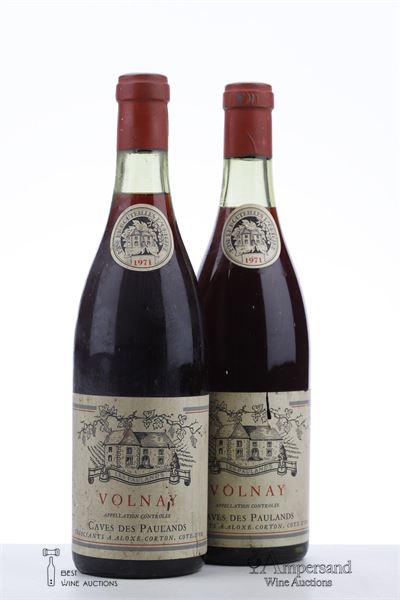 VOLNAY 1971 - Caves des Paulands - 2 Bottles