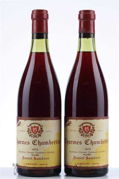 CHARMES CHAMBERTIN 1970 - Daniel Sanders - 2 Bottles