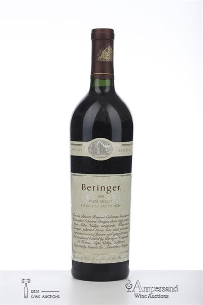 BERINGER CABERNET SAUVIGNON PRIVATE RESERVE 1991 - Beringer - 1 Bottle