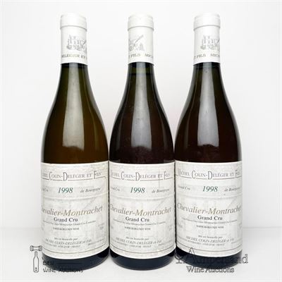 CHEVALIER MONTRACHET 1998 - Michel Colin Deleger - 3 Bottles