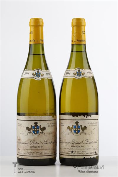 BIENVENUES BATARD MONTRACHET 1996 - Domaine Leflaive - 2 Bottles
