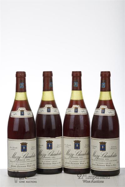 MAZY CHAMBERTIN 1982 - Andre Ziltner - 4 Bottles