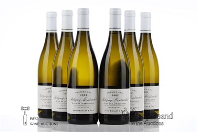 PULIGNY MONTRACHET CLOS DE LA MOUCHERE 2002 - Jean Boillot - 6 Bottles