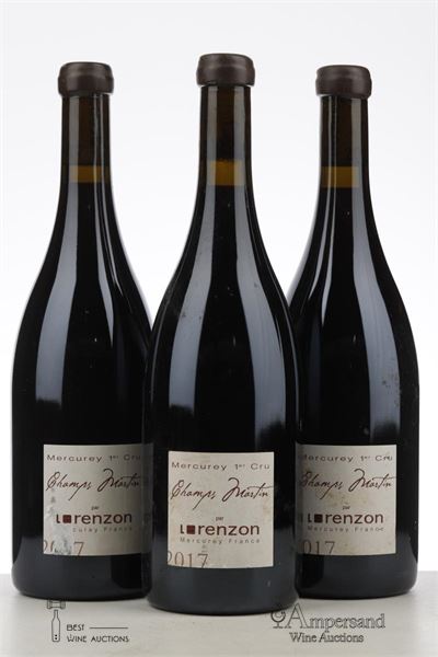 MERCUREY CHAMPS MARTINS 2017 - Bruno Lorenzon - 3 Bottles