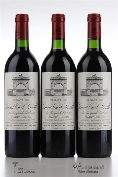 LEOVILLE LAS CASES 1998 - 3 Bottles