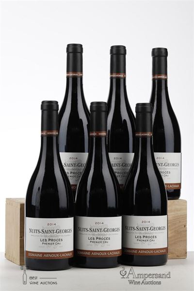 NUITS ST GEORGES LES PROCES 2014 - Arnoux Lachaux - 6 Bottles