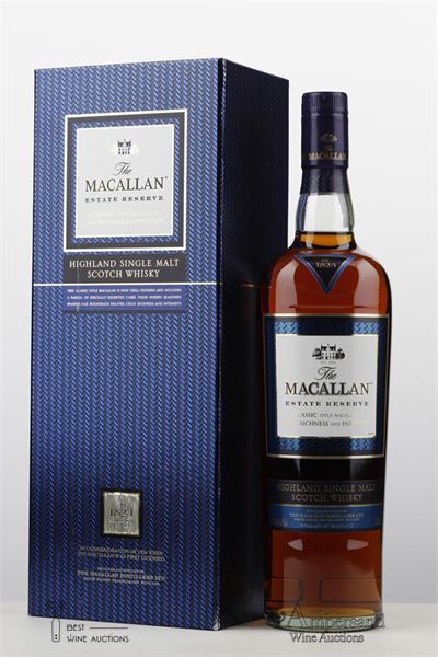 MACALLAN ESTATE RESERVE NV - Macallan - 45,7 ABV - The 1824 Collection - Sherry  Spanish Oak Hogsheads - 1 Bottle - Oc 1