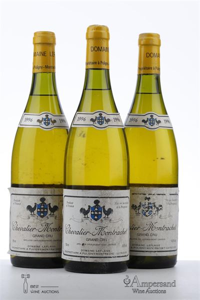 CHEVALIER MONTRACHET 1996 - Domaine Leflaive - 3 Bottles