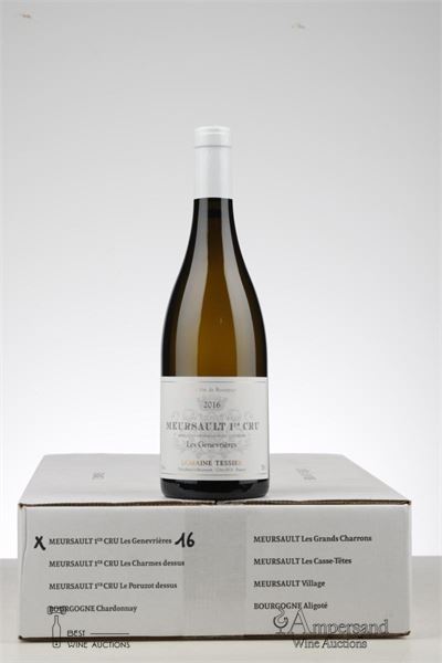 MEURSAULT LES GENEVRIERES 2016 - Domaine Tessier  - 6 Bottles - Oc 6