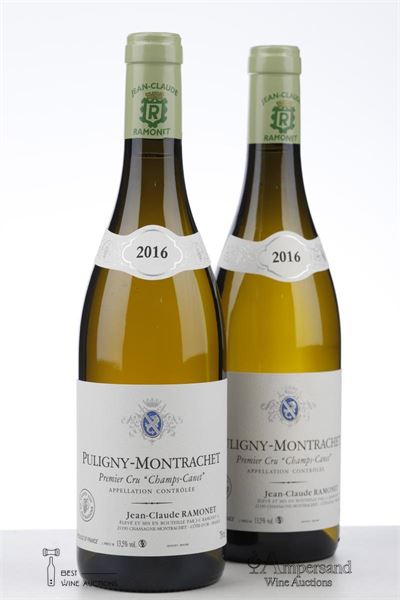 PULIGNY MONTRACHET CHAMPS CANET 2016 - Ramonet - 2 Bottles