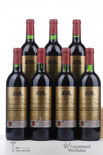 GRAND BARRAIL LAMARZELLE FIGEAC 1990 - Mc - 7 Bottles