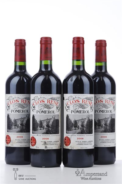 CLOS RENE 2008 - Mc - 4 Bottles