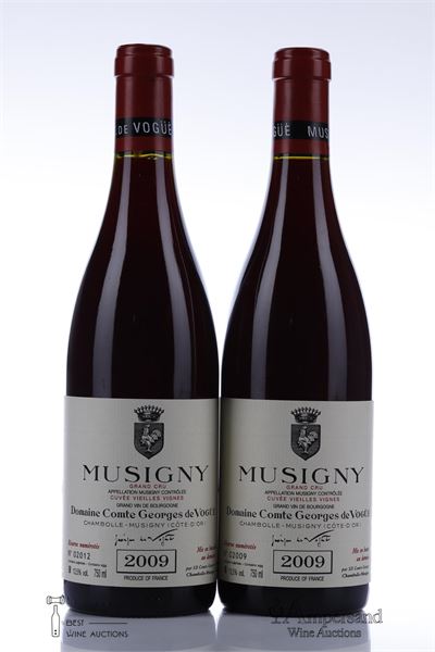 MUSIGNY VIEILLES VIGNES 2009 - Comte de Vogue - 2 Bottles - Owc 3