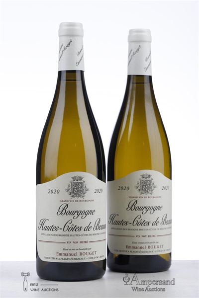 BOURGOGNE HAUTES COTES DE BEAUNE BLANC 2020 - Emmanuel Rouget - 2 Bottles