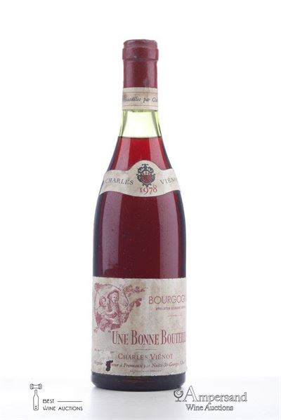 BOURGOGNE ROUGE UNE BONNE BOUTEILLE 1978 - Charles Vienot - 1 Bottle