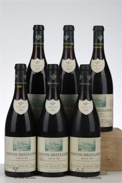 CORTON BRESSANDES 2003 - Jacques Prieur - 6 Bottles - Owc 6