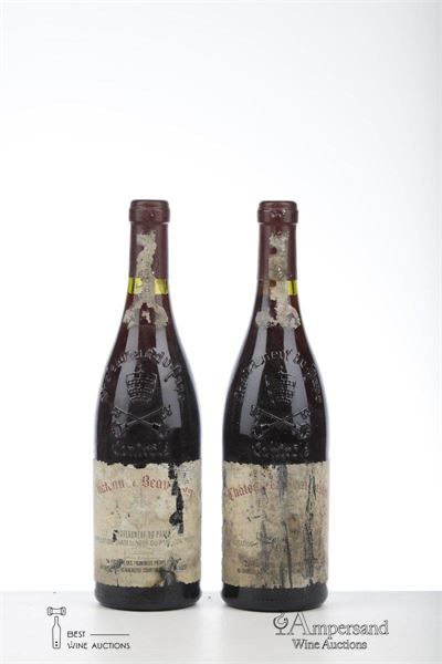 CHATEAUNEUF DU PAPE BEAUCASTEL 1995 - Beaucastel - 2 Bottles