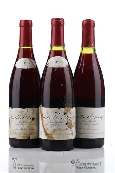 NUITS ST GEORGES AUX BOUDOTS 1994 - Leroy - 3 Bottles