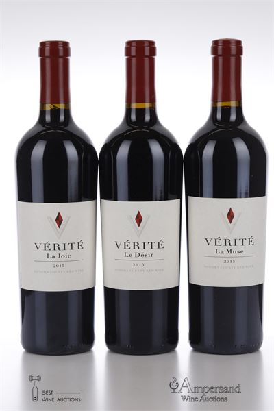VERITE ASSORTMENT- JOIE/MUSE/DESIR 2015 - Verite  - 3 Bottles - Owc 3