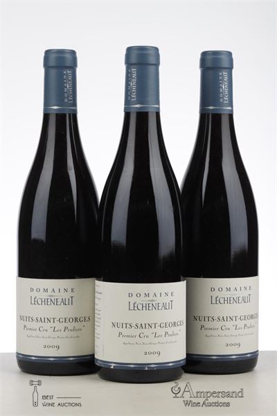 NUITS ST GEORGES LES PRULIERS 2009 - Lecheneaut - 3 Bottles