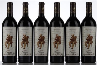 MOUTON ROTHSCHILD 2003 - 6 Bottles in Owc 6
