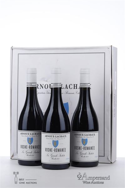 VOSNE ROMANEE LES GRANDS SUCHOTS 2018 - Arnoux Lachaux - 3 Bottles - Oc 3