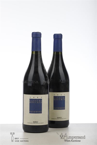 BAROLO CANNUBI BOSCHIS 2003 - Luciano Sandrone - 2 Bottles