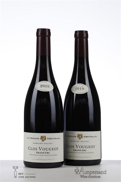 CLOS VOUGEOT 2019 - Forey - 2 Bottles