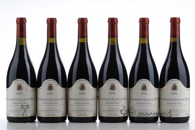 CHAMBERTIN CLOS DE BEZE 1995 - Robert Groffier - 6 Bottles