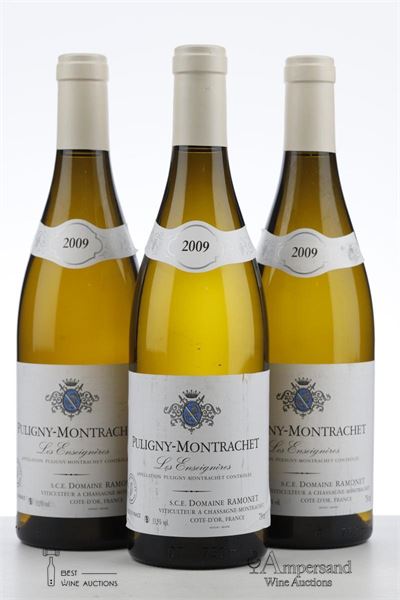 PULIGNY MONTRACHET LES ENSEIGNERES 2009 - Ramonet - 3 Bottles