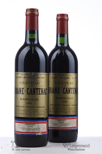 BRANE CANTENAC 1986 - Mc - 2 Bottles