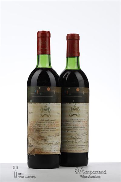 MOUTON ROTHSCHILD 1971 - Mc - 2 Bottles