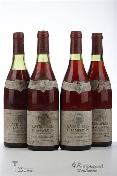 LATRICIERES CHAMBERTIN 1982 - Drouhin Laroze - 4 Bottles