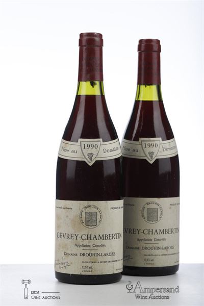 GEVREY CHAMBERTIN 1990 - Drouhin Laroze - 2 Bottles
