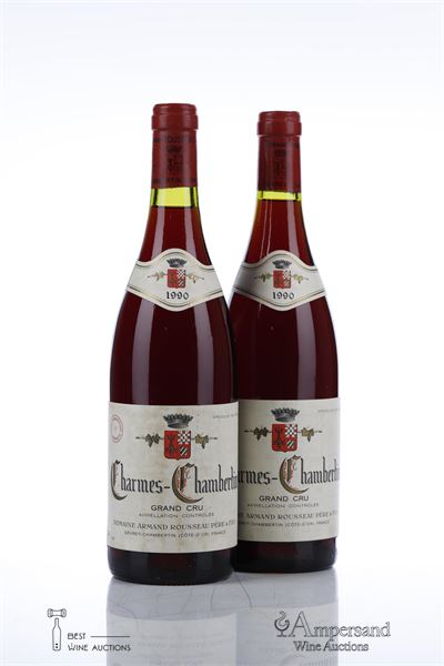 CHARMES CHAMBERTIN 1990 - Armand Rousseau - 2 Bottles