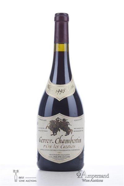 GEVREY CHAMBERTIN LES CAZETIERS 1998 - Philippe Leclerc - 1 Bottle