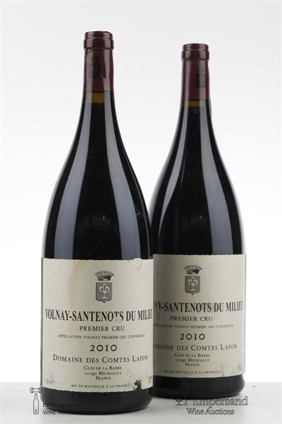 VOLNAY SANTENOTS DU MILIEU 2010 - Comtes Lafon - 2 Magnums