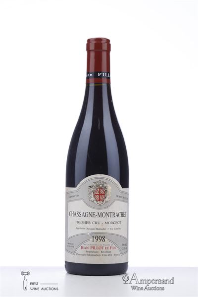 CHASSAGNE MONTRACHET ROUGE MORGEOT 1998 - Jean Pillot - 1 Bottle