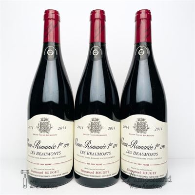 VOSNE ROMANEE LES BEAUMONTS 2014 - Emmanuel Rouget - 3 Bottles