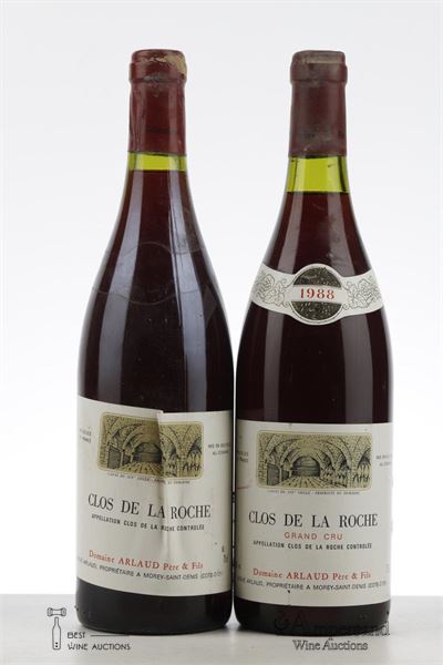 CLOS DE LA ROCHE 1988 - Arlaud - 2 Bottles