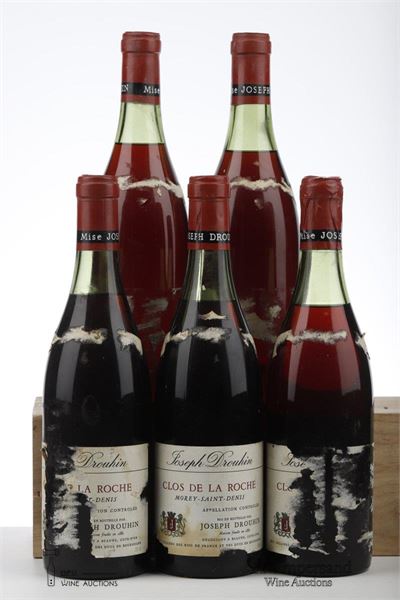 CLOS DE LA ROCHE 1972 - Drouhin Laroze - 5 Bottles